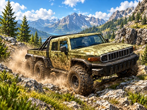 6x6 Offroad Jeep