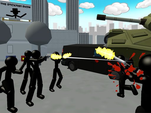 Stickman Police VS Gangsters Street Fight - Play Free Game at Friv5